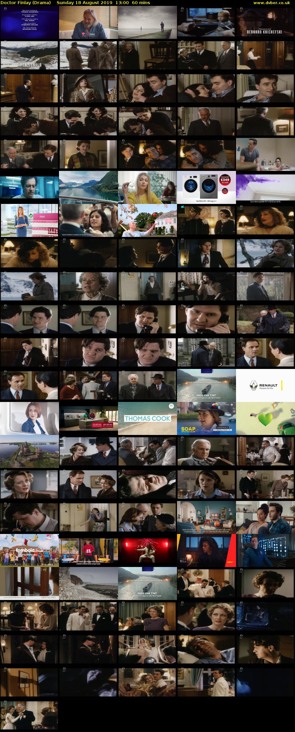 Doctor Finlay (Drama) Sunday 18 August 2019 13:00 - 14:00