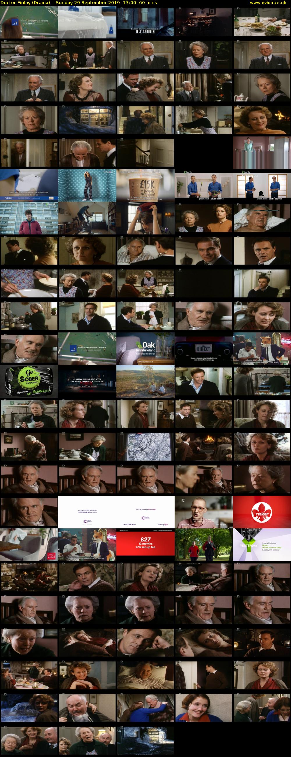 Doctor Finlay (Drama) Sunday 29 September 2019 13:00 - 14:00