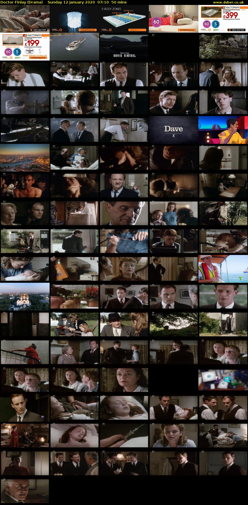 Doctor Finlay (Drama) Sunday 12 January 2020 07:10 - 08:00