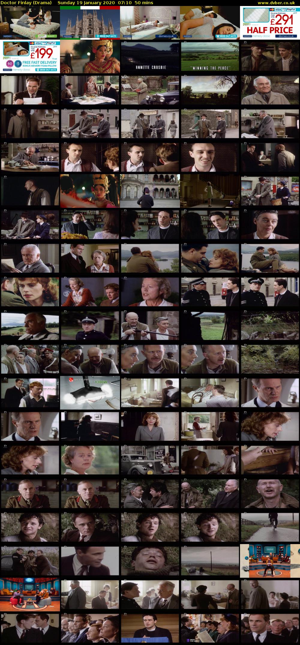 Doctor Finlay (Drama) Sunday 19 January 2020 07:10 - 08:00