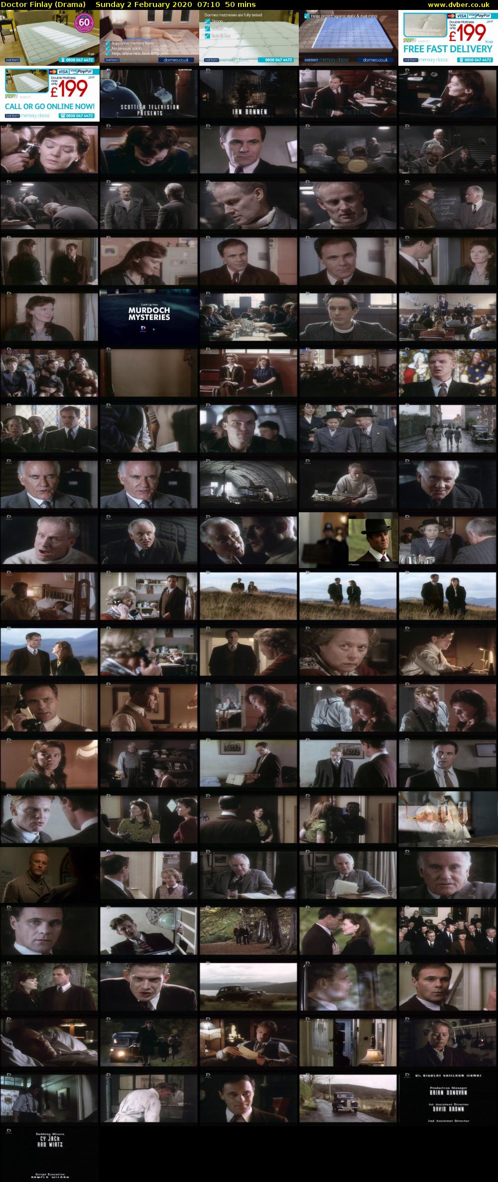 Doctor Finlay (Drama) Sunday 2 February 2020 07:10 - 08:00