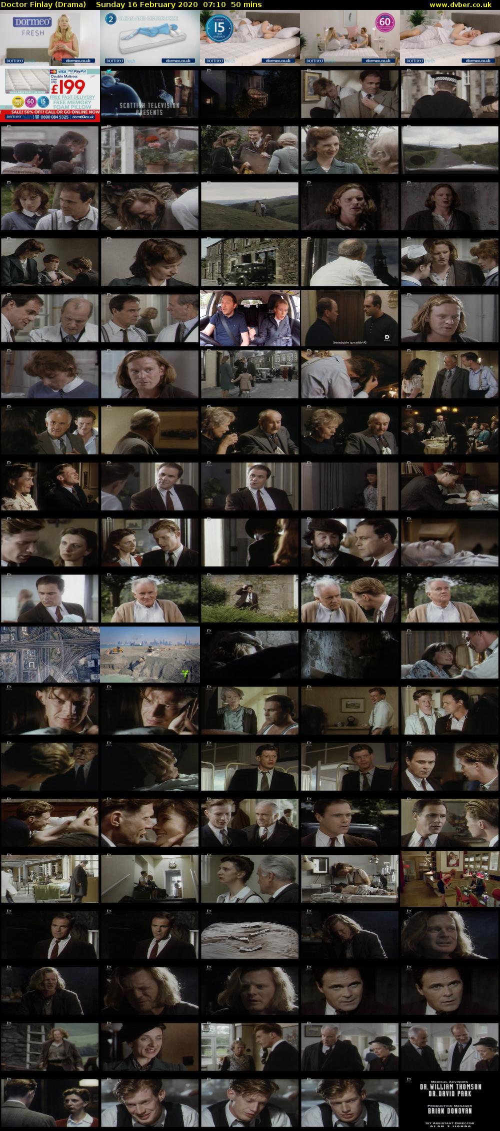 Doctor Finlay (Drama) Sunday 16 February 2020 07:10 - 08:00