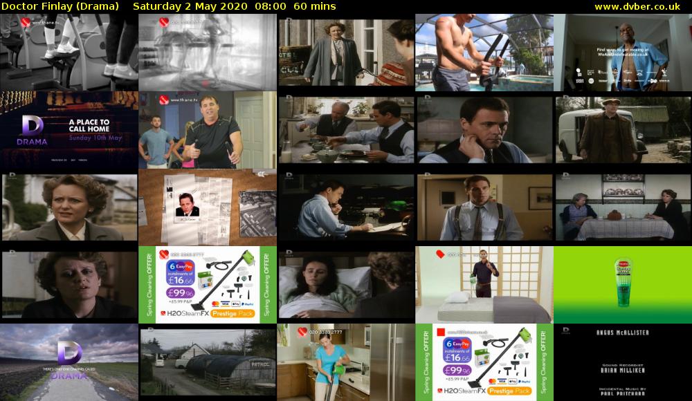Doctor Finlay (Drama) Saturday 2 May 2020 08:00 - 09:00