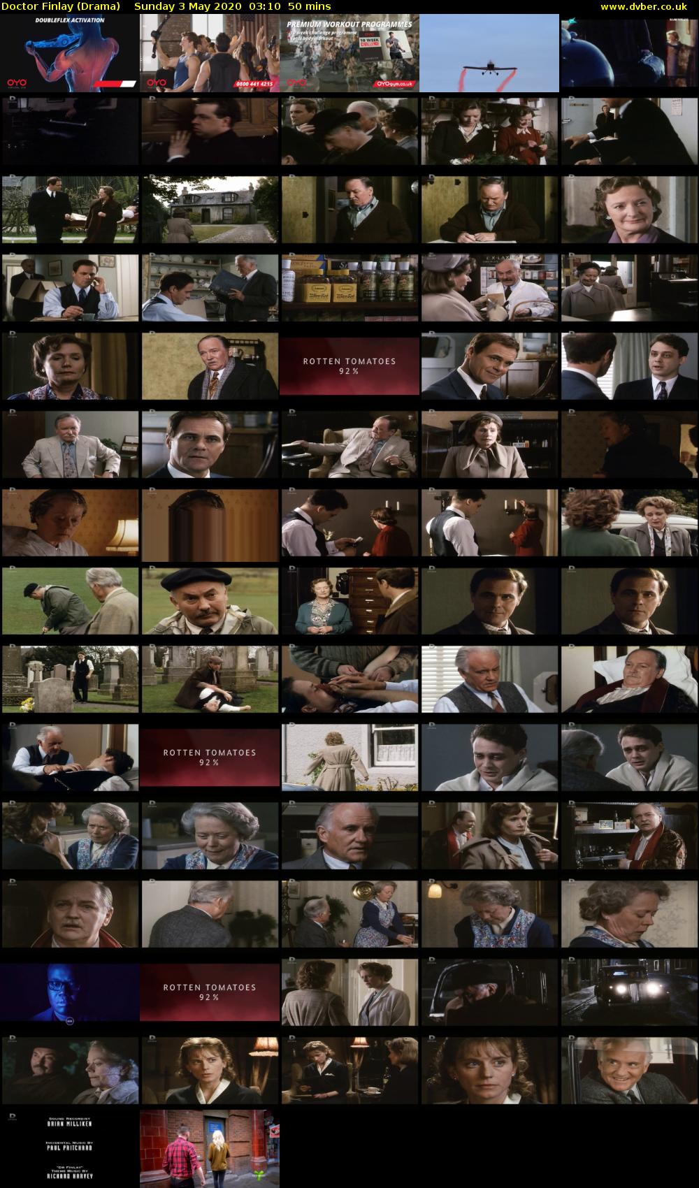 Doctor Finlay (Drama) Sunday 3 May 2020 03:10 - 04:00