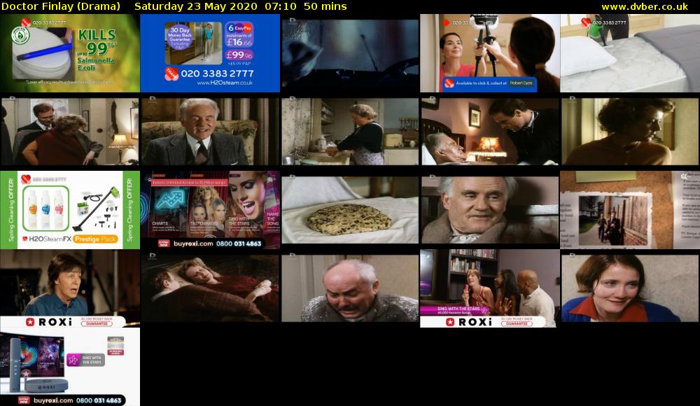 Doctor Finlay (Drama) Saturday 23 May 2020 07:10 - 08:00