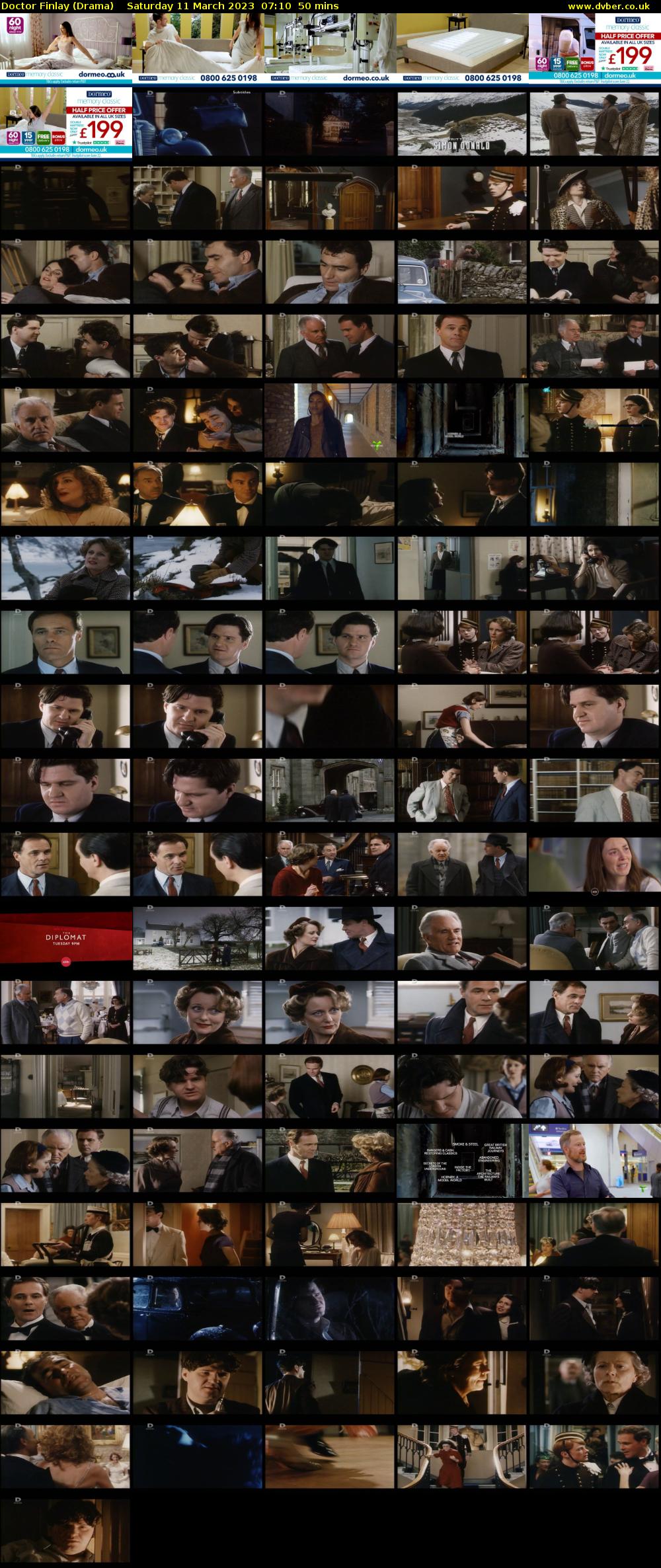 Doctor Finlay (Drama) Saturday 11 March 2023 07:10 - 08:00