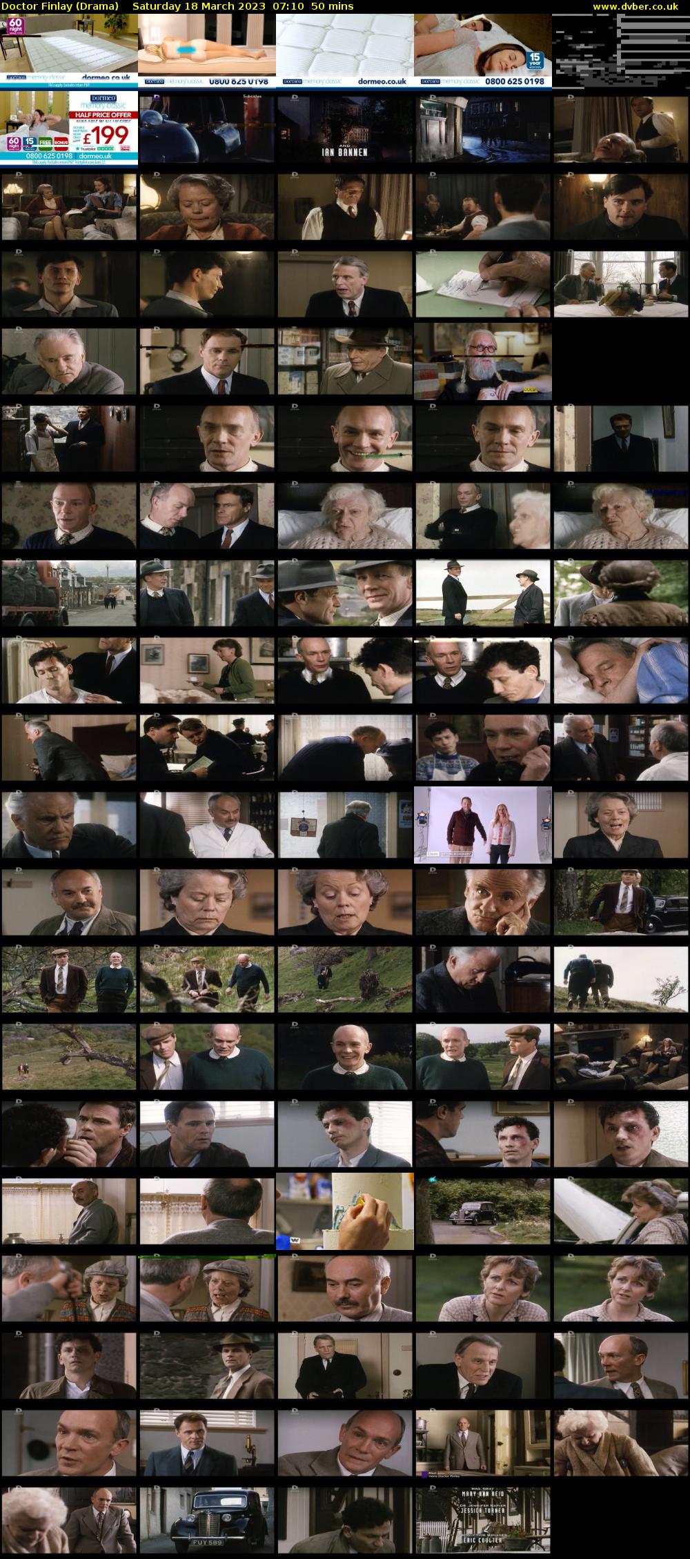 Doctor Finlay (Drama) Saturday 18 March 2023 07:10 - 08:00