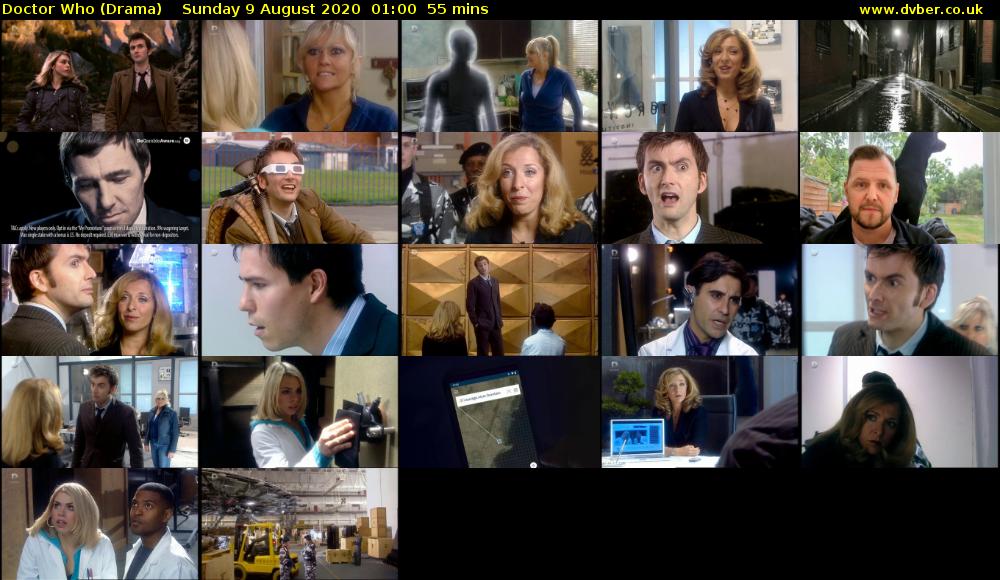 Doctor Who (Drama) Sunday 9 August 2020 01:00 - 01:55