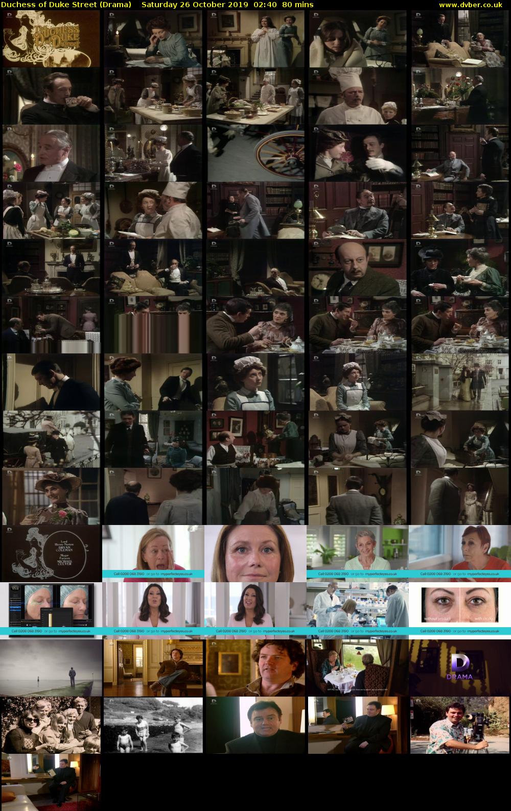 Duchess of Duke Street (Drama) Saturday 26 October 2019 02:40 - 04:00