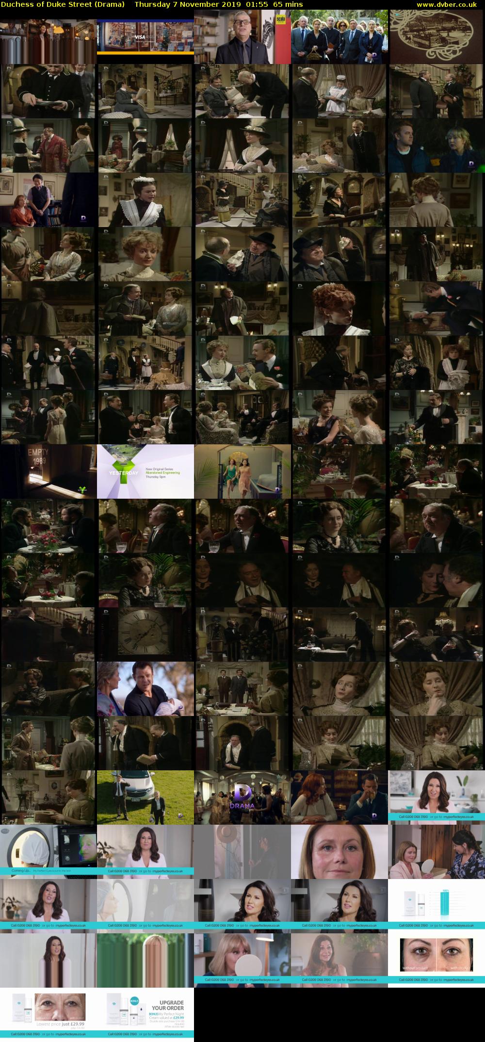 Duchess of Duke Street (Drama) Thursday 7 November 2019 01:55 - 03:00