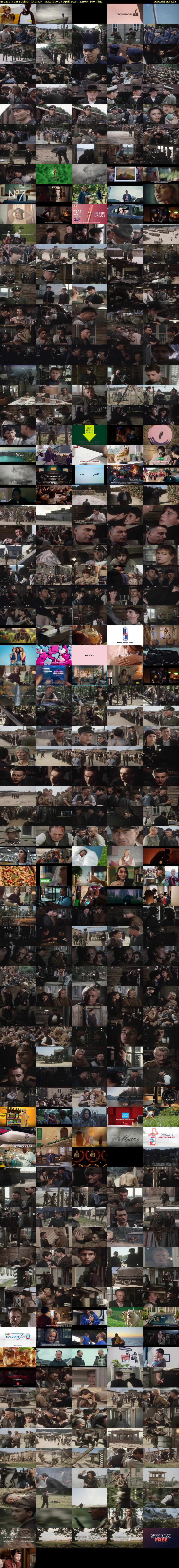 Escape from Sobibor (Drama) Saturday 27 April 2024 22:00 - 01:10