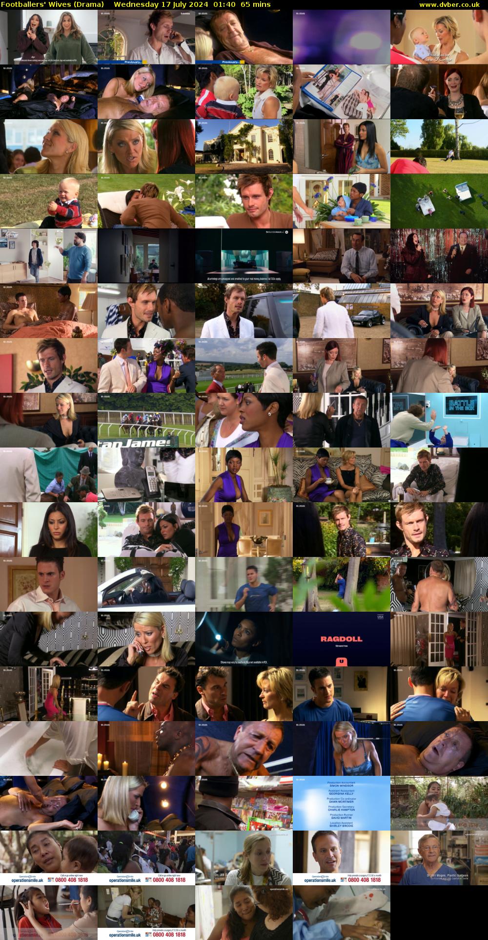 Footballers' Wives (Drama) Wednesday 17 July 2024 01:40 - 02:45