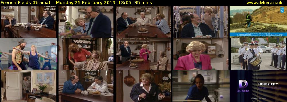 French Fields (Drama) Monday 25 February 2019 18:05 - 18:40