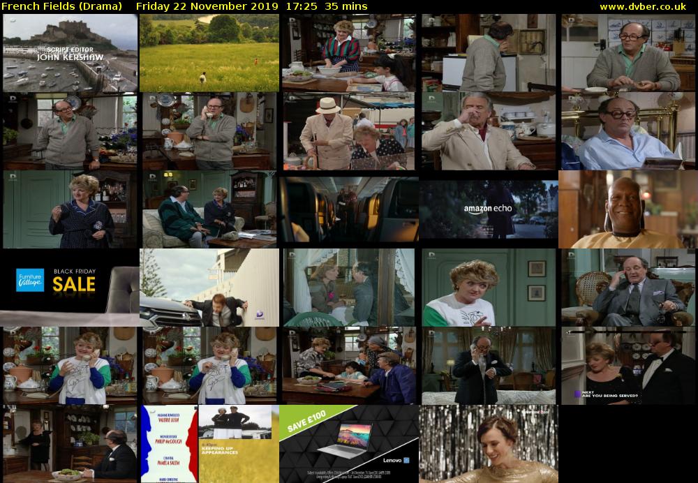 French Fields (Drama) Friday 22 November 2019 17:25 - 18:00