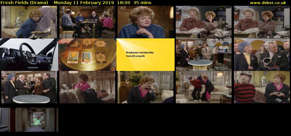 Fresh Fields (Drama) Monday 11 February 2019 18:00 - 18:35