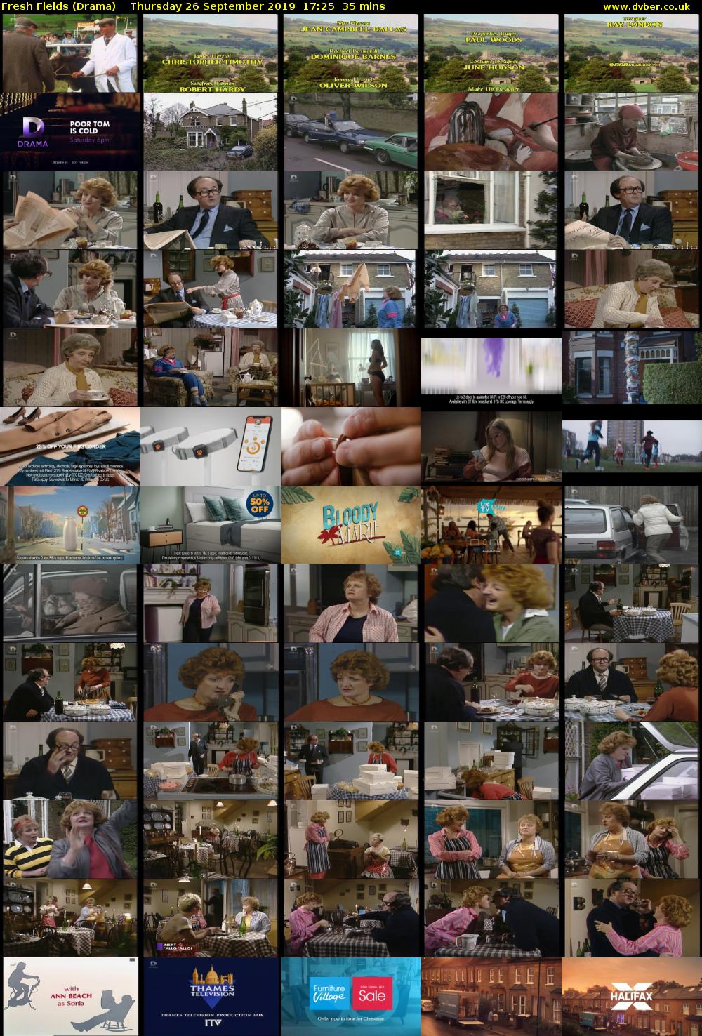 Fresh Fields (Drama) Thursday 26 September 2019 17:25 - 18:00