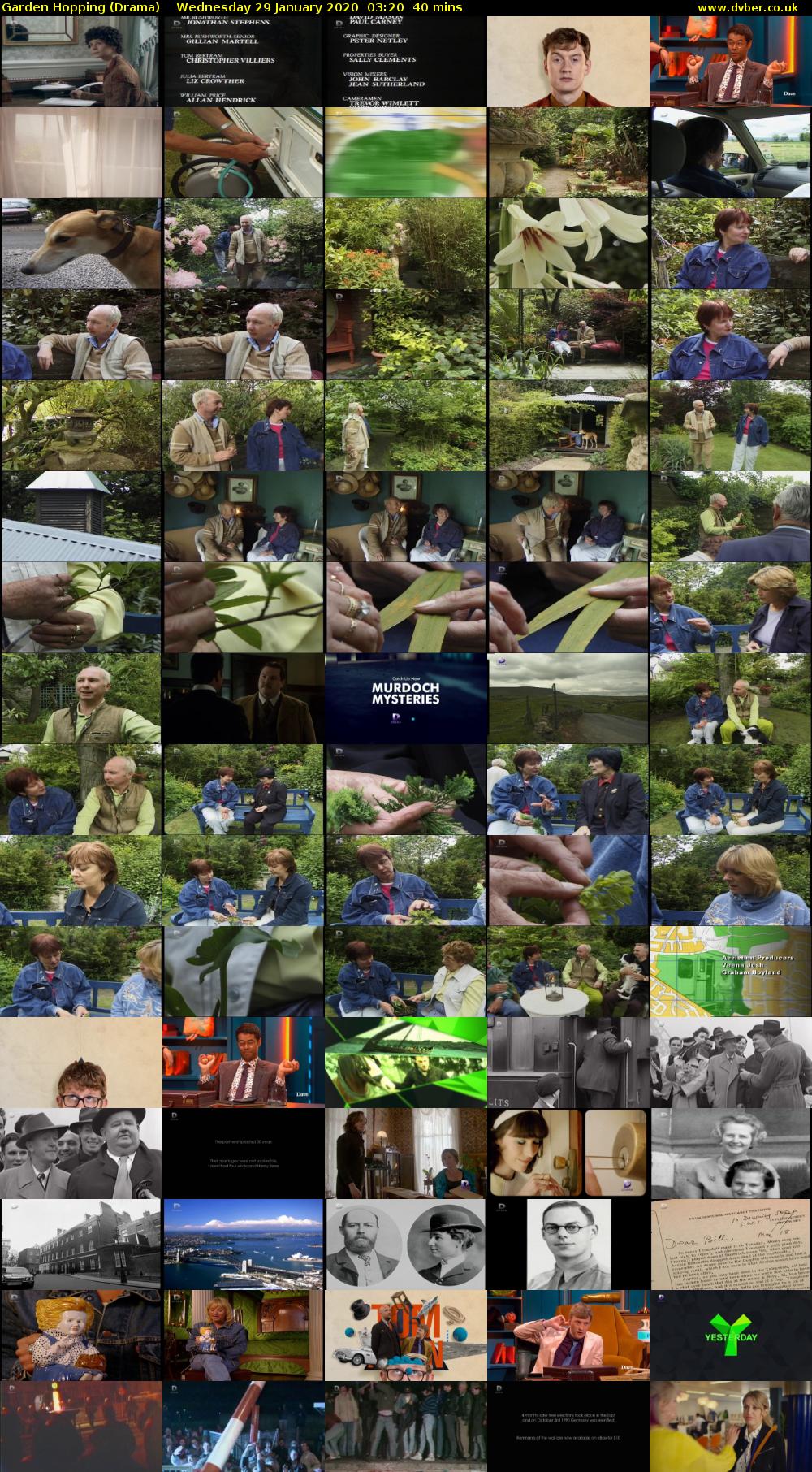 Garden Hopping (Drama) Wednesday 29 January 2020 03:20 - 04:00