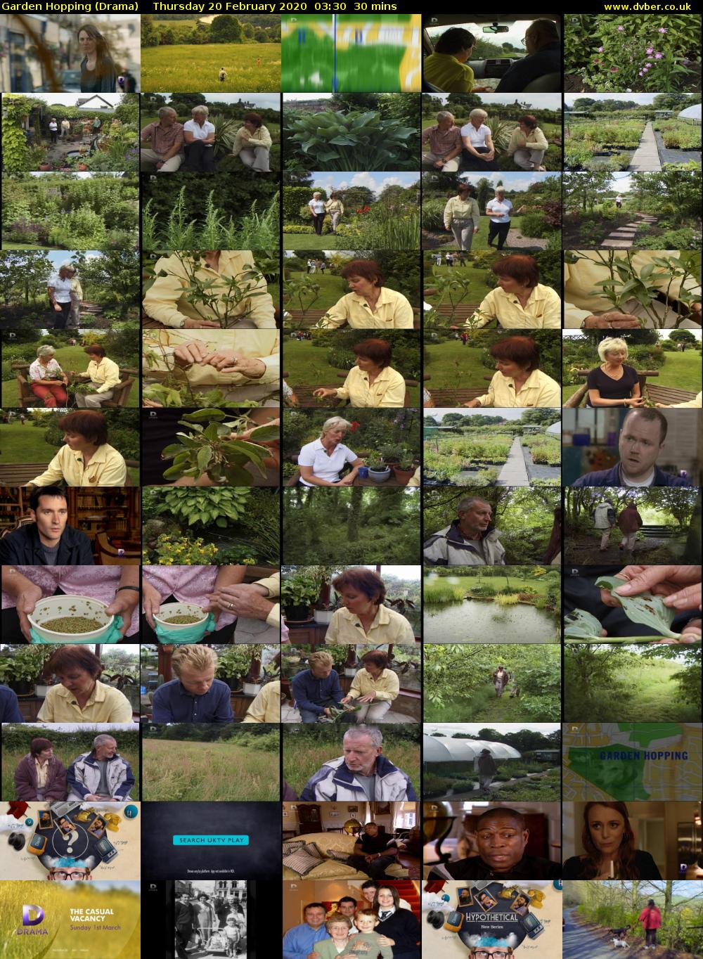 Garden Hopping (Drama) Thursday 20 February 2020 03:30 - 04:00