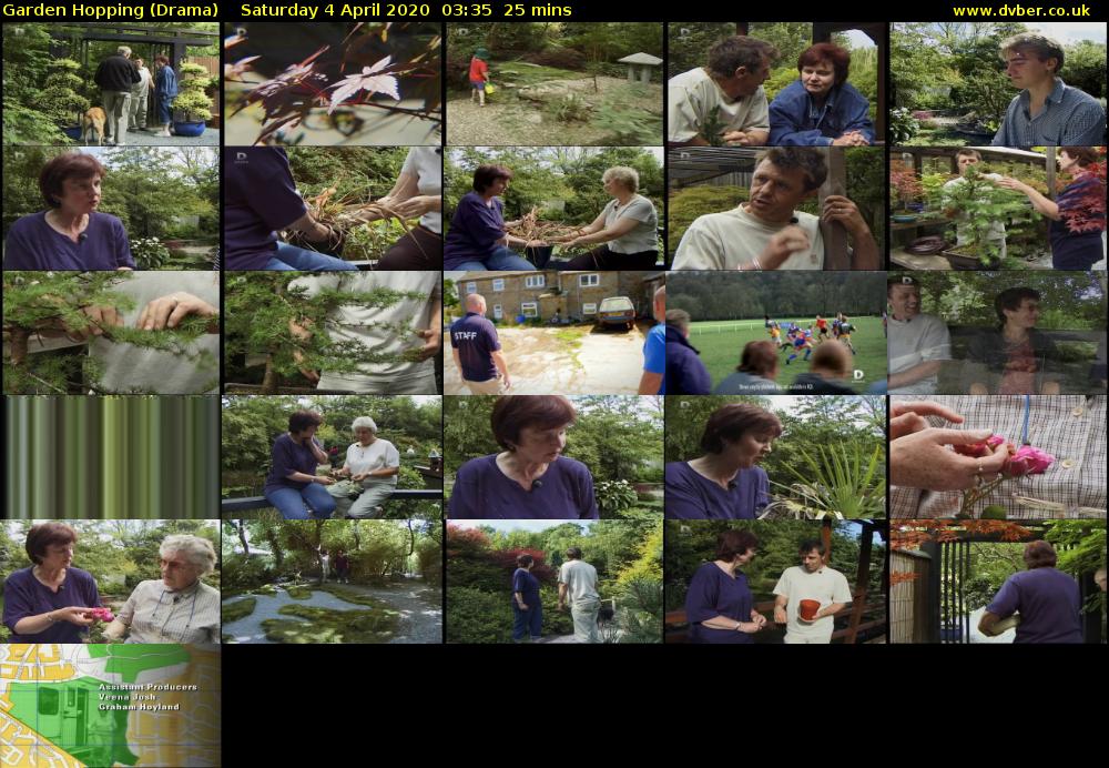 Garden Hopping (Drama) Saturday 4 April 2020 03:35 - 04:00
