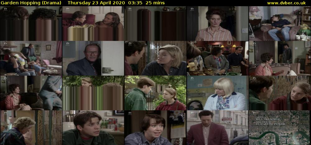 Garden Hopping (Drama) Thursday 23 April 2020 03:35 - 04:00