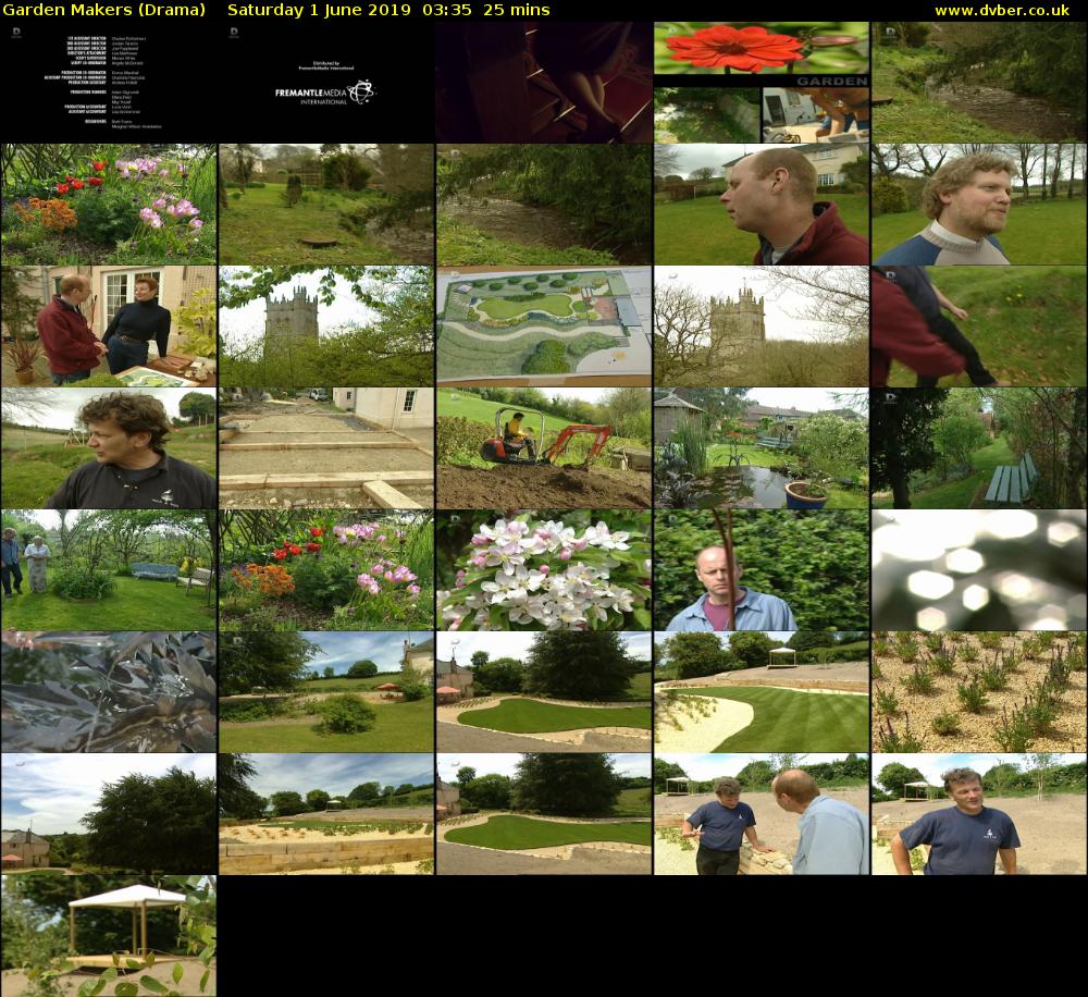 Garden Makers (Drama) Saturday 1 June 2019 03:35 - 04:00