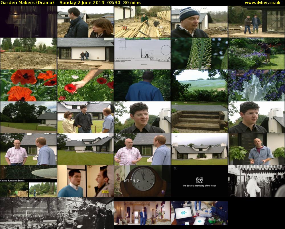 Garden Makers (Drama) Sunday 2 June 2019 03:30 - 04:00