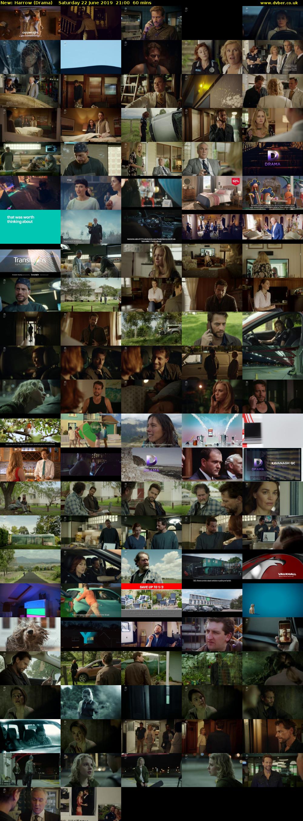 Harrow (Drama) Saturday 22 June 2019 21:00 - 22:00