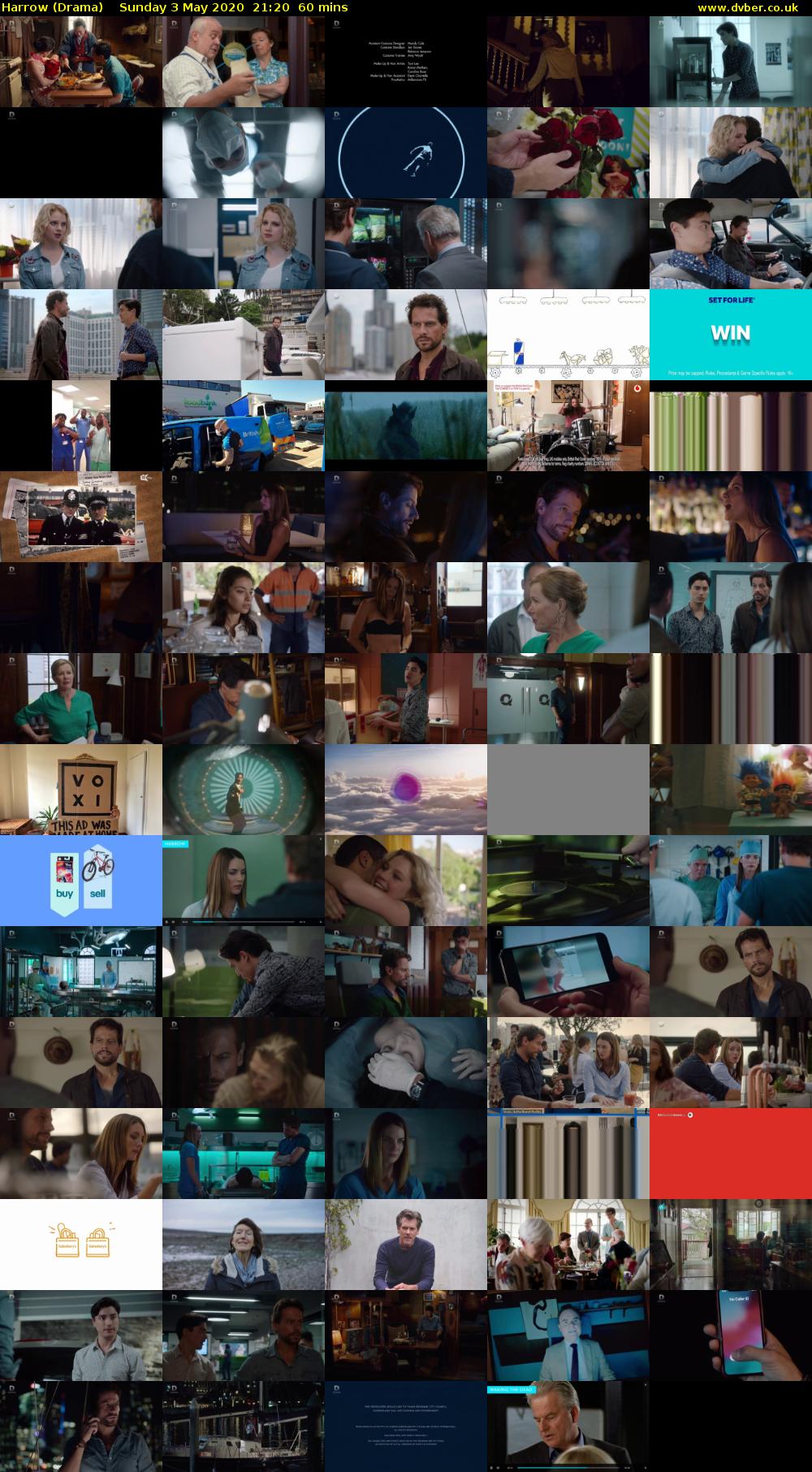 Harrow (Drama) Sunday 3 May 2020 21:20 - 22:20