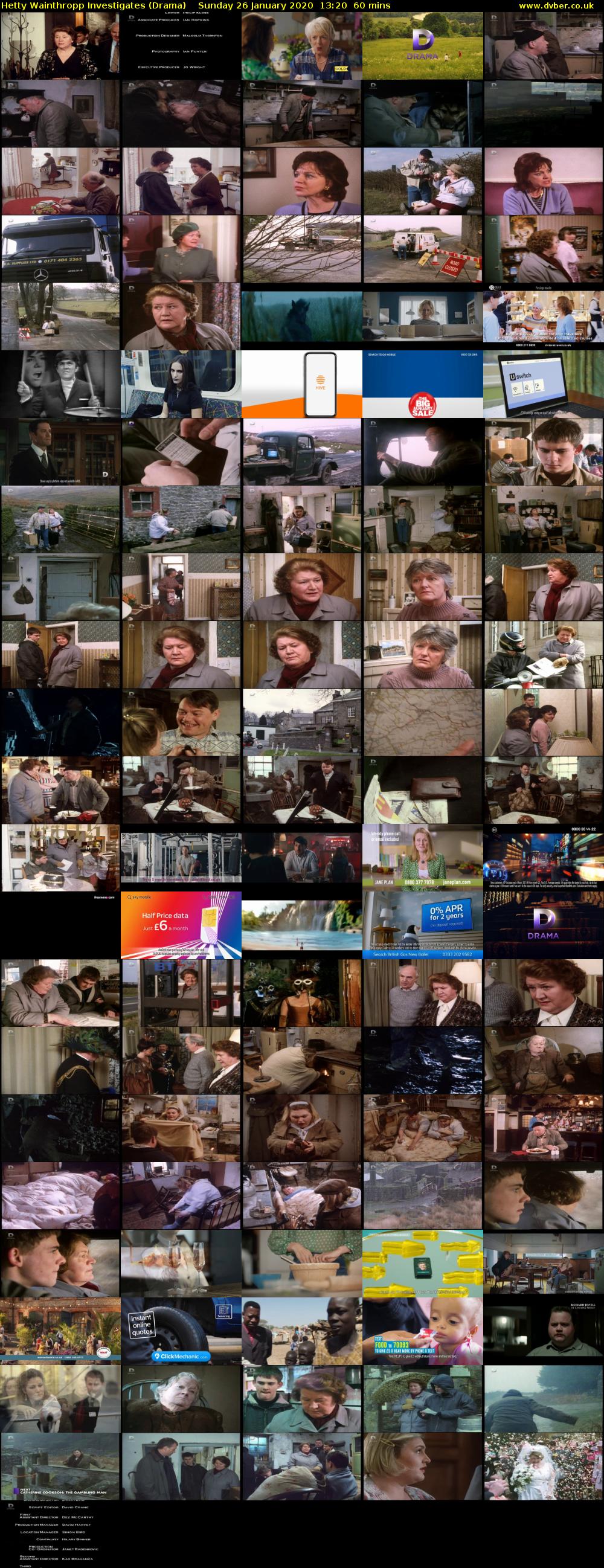 Hetty Wainthropp Investigates (Drama) Sunday 26 January 2020 13:20 - 14:20