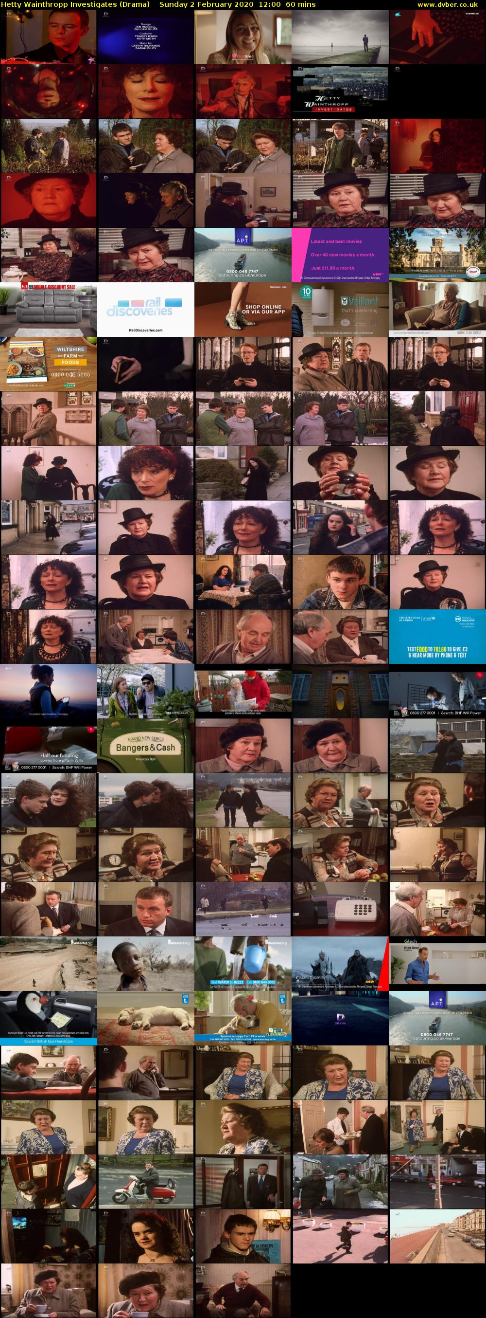 Hetty Wainthropp Investigates (Drama) Sunday 2 February 2020 12:00 - 13:00