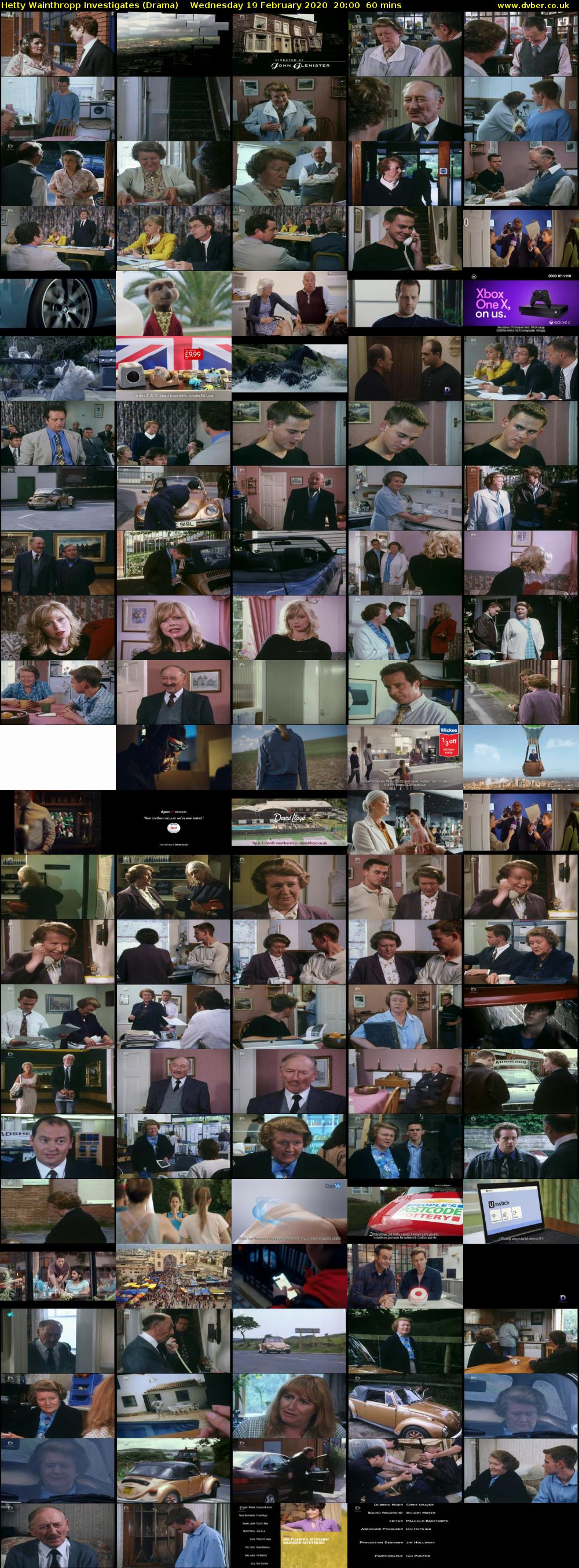 Hetty Wainthropp Investigates (Drama) Wednesday 19 February 2020 20:00 - 21:00