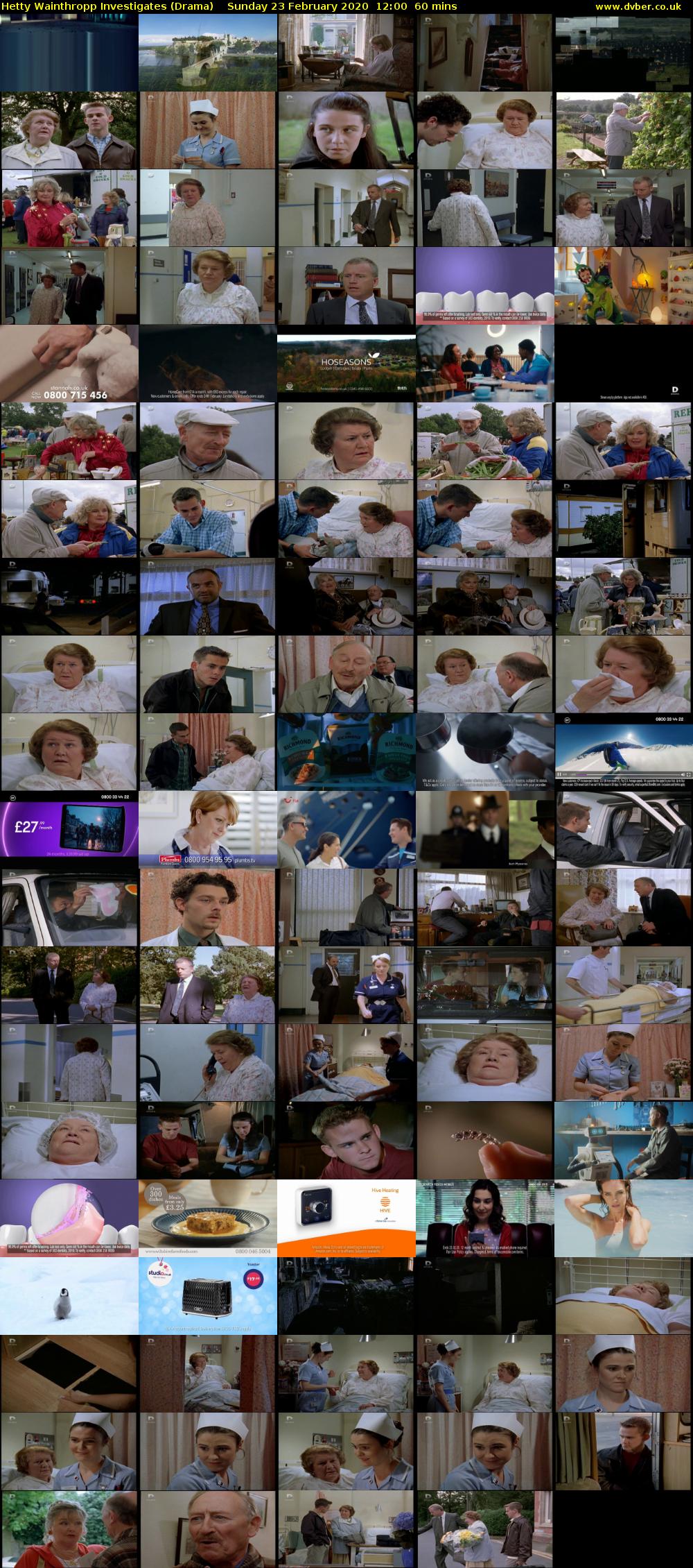 Hetty Wainthropp Investigates (Drama) Sunday 23 February 2020 12:00 - 13:00