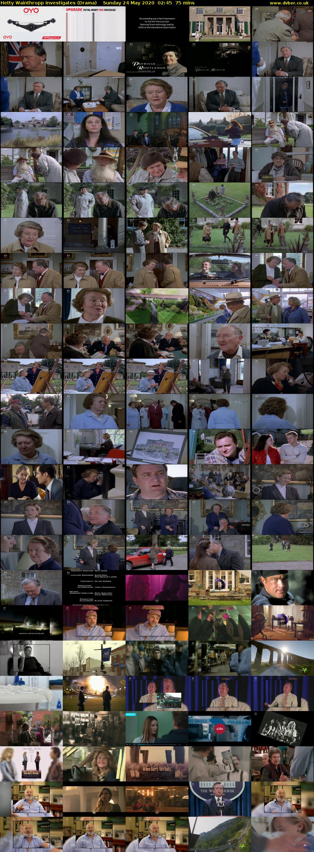 Hetty Wainthropp Investigates (Drama) Sunday 24 May 2020 02:45 - 04:00