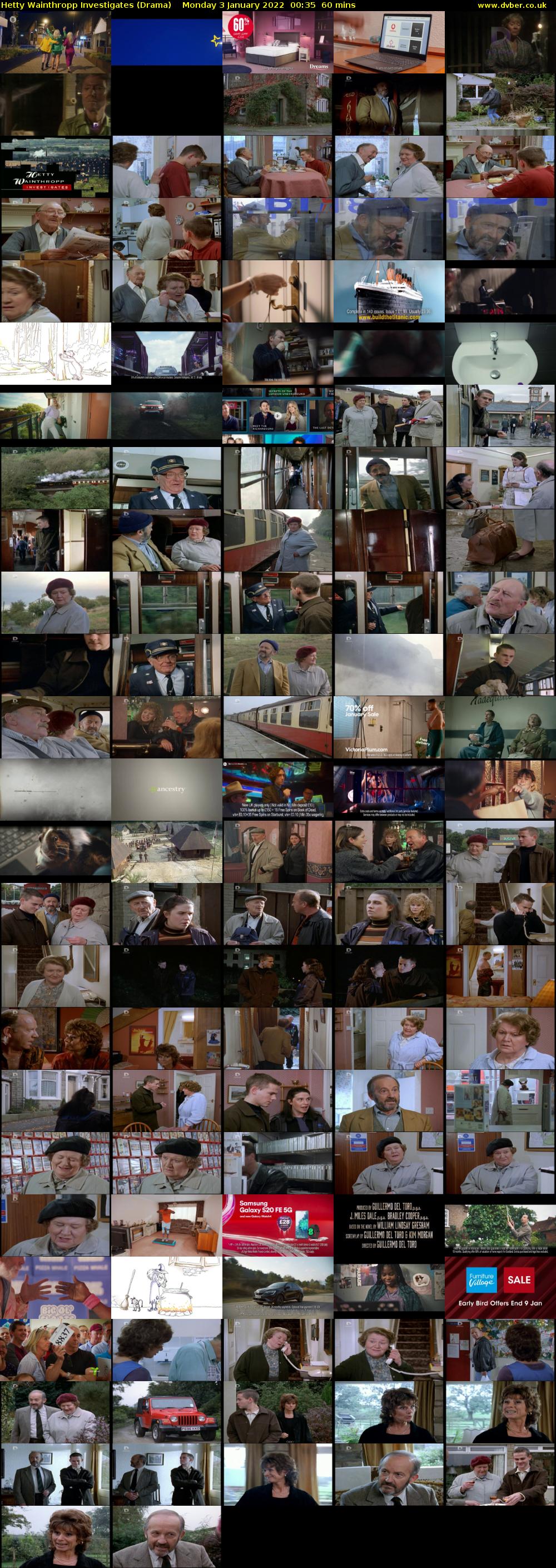 Hetty Wainthropp Investigates (Drama) Monday 3 January 2022 00:35 - 01:35