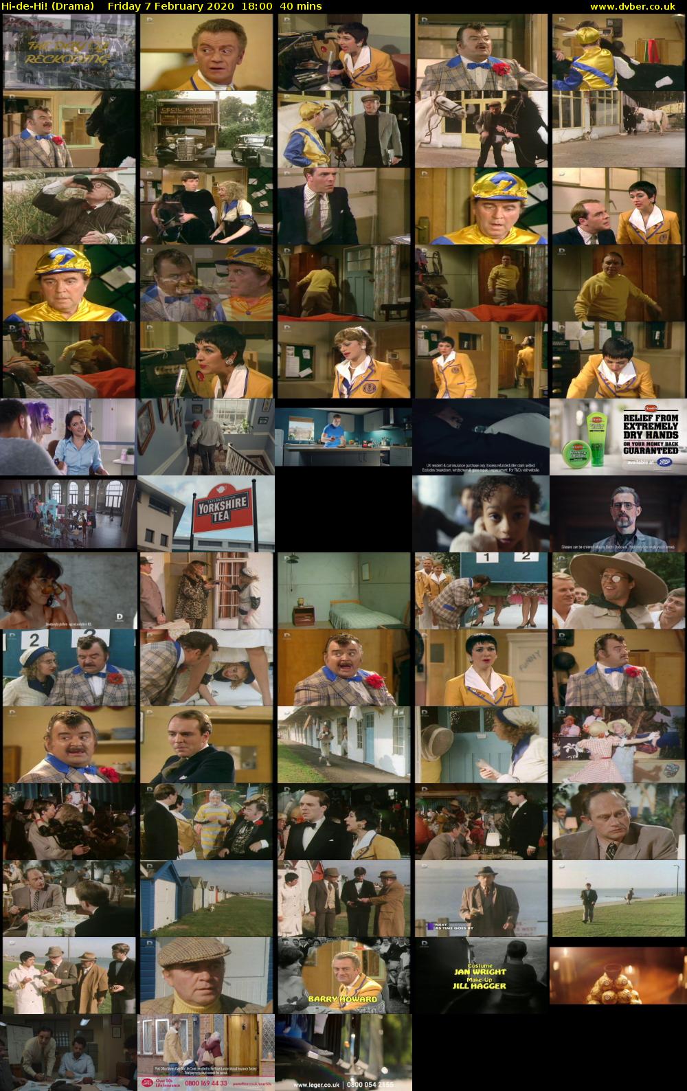 Hi-de-Hi! (Drama) Friday 7 February 2020 18:00 - 18:40
