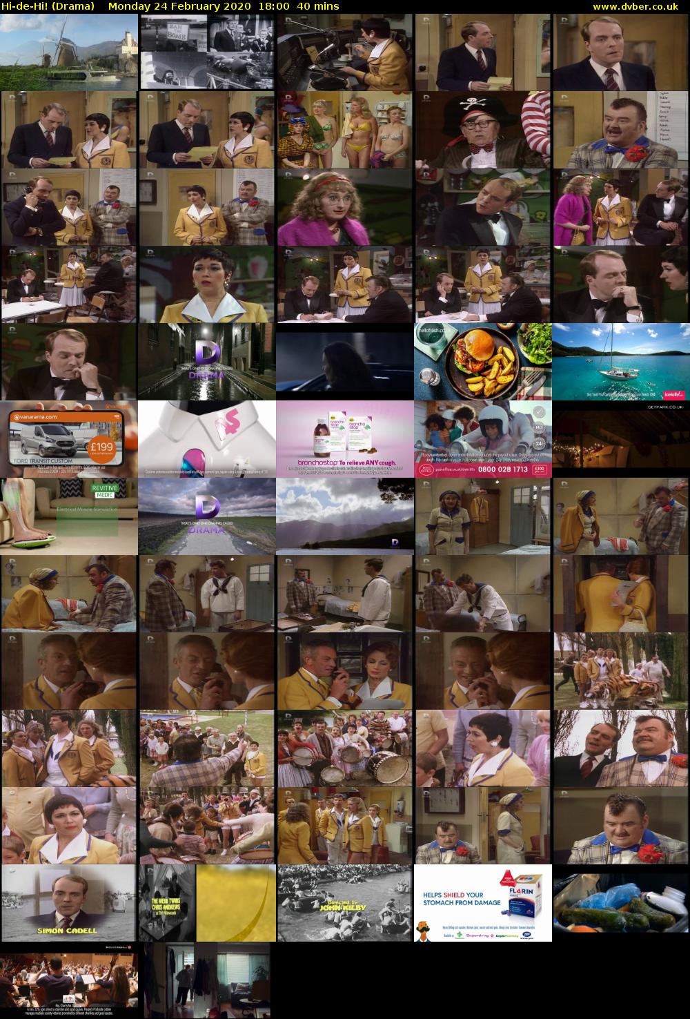 Hi-de-Hi! (Drama) Monday 24 February 2020 18:00 - 18:40
