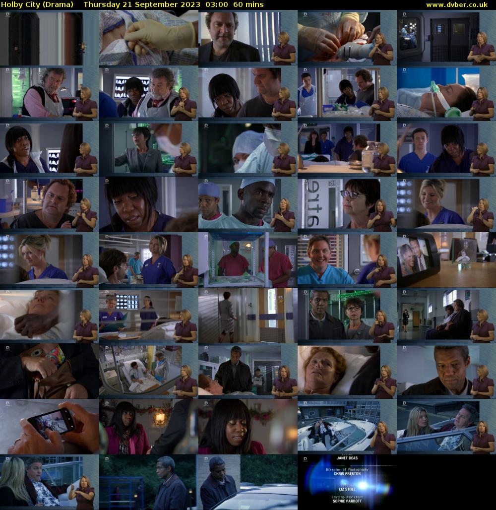 Holby City (Drama) Thursday 21 September 2023 03:00 - 04:00