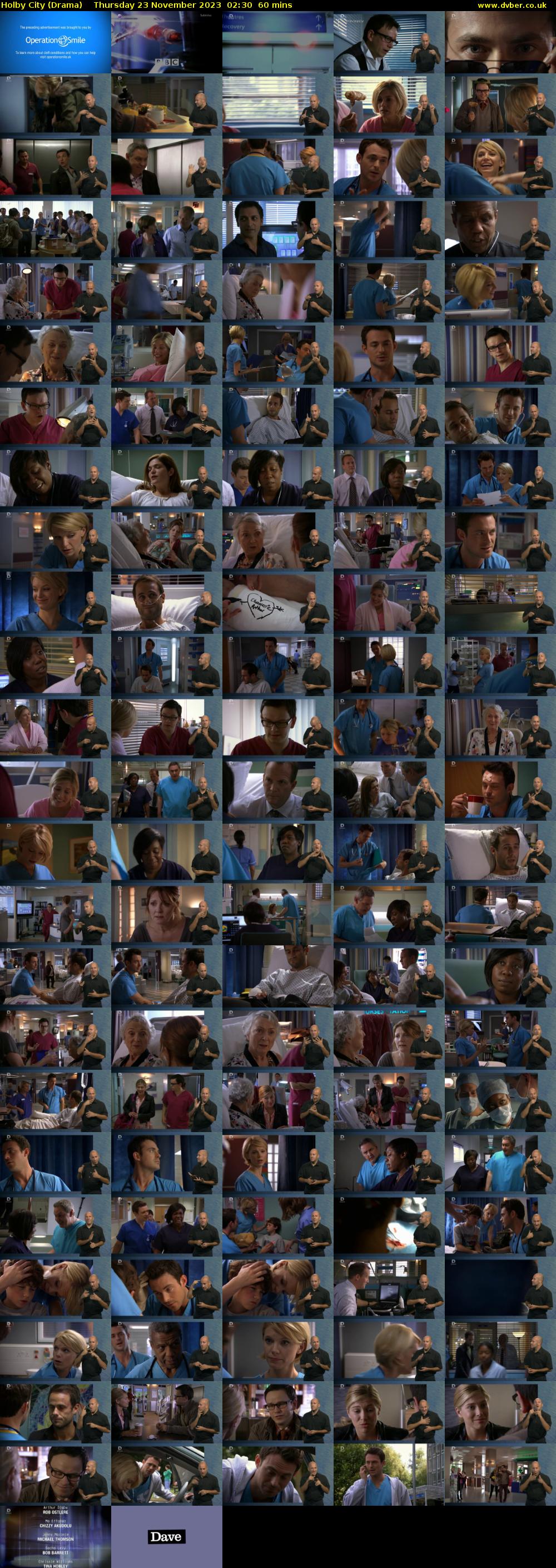 Holby City (Drama) Thursday 23 November 2023 02:30 - 03:30