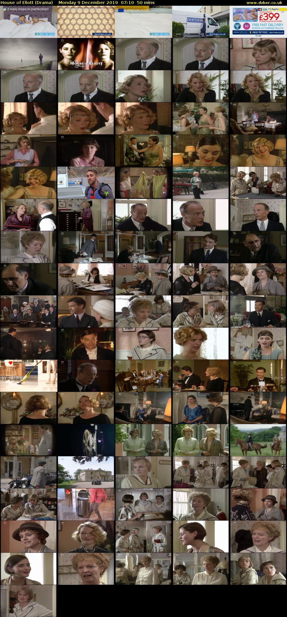 House of Eliott (Drama) Monday 9 December 2019 07:10 - 08:00