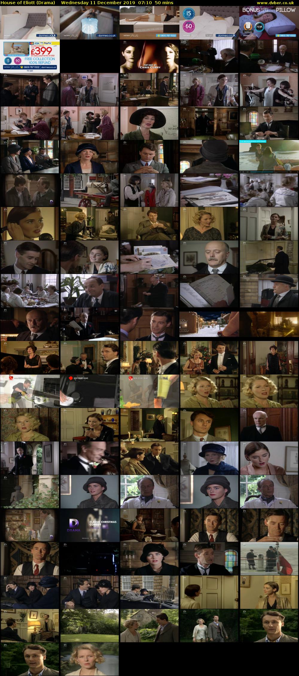 House of Eliott (Drama) Wednesday 11 December 2019 07:10 - 08:00