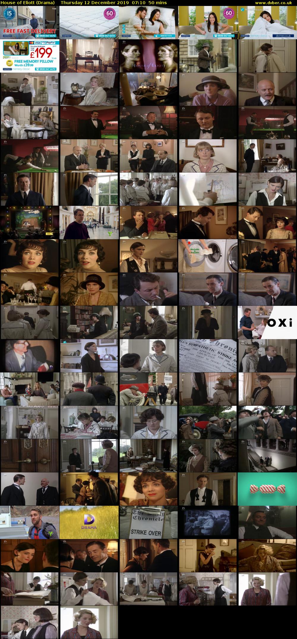 House of Eliott (Drama) Thursday 12 December 2019 07:10 - 08:00