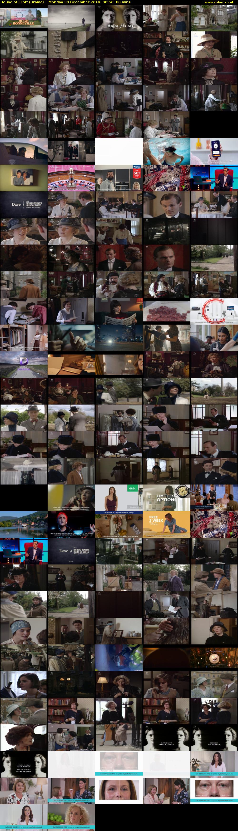 House of Eliott (Drama) Monday 30 December 2019 00:50 - 02:10