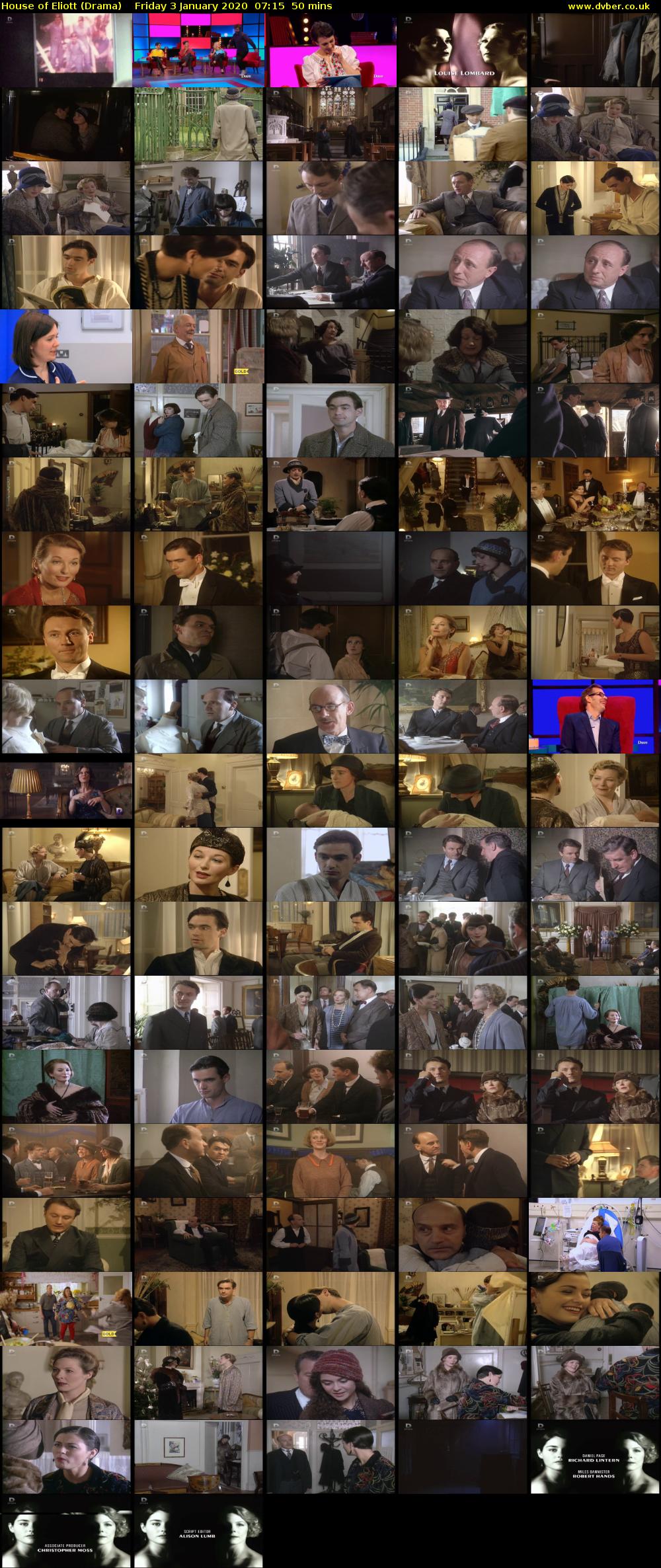 House of Eliott (Drama) Friday 3 January 2020 07:15 - 08:05