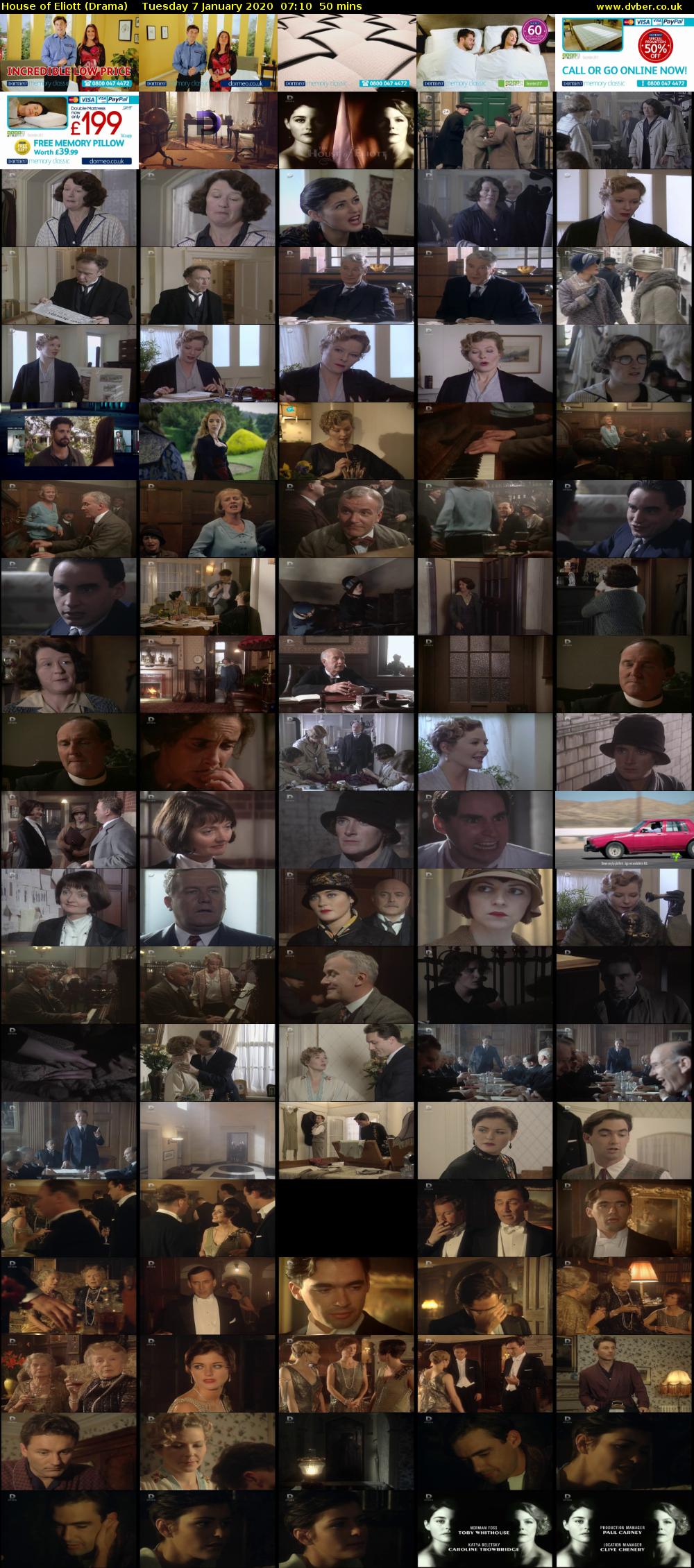 House of Eliott (Drama) Tuesday 7 January 2020 07:10 - 08:00