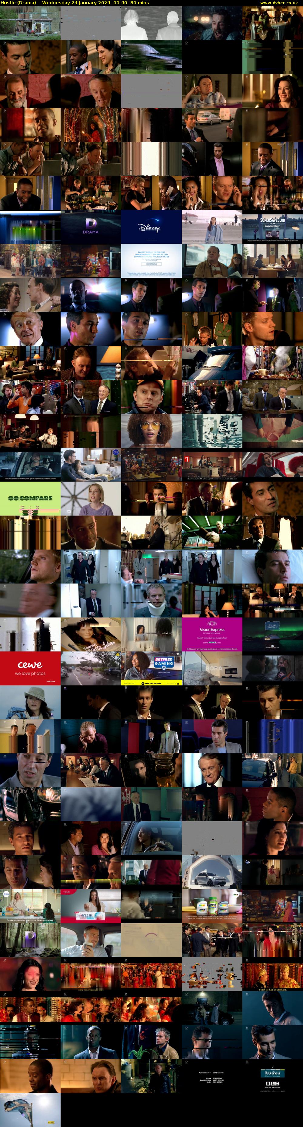 Hustle (Drama) Wednesday 24 January 2024 00:40 - 02:00