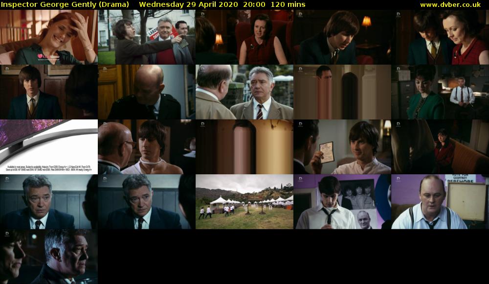 Inspector George Gently (Drama) Wednesday 29 April 2020 20:00 - 22:00