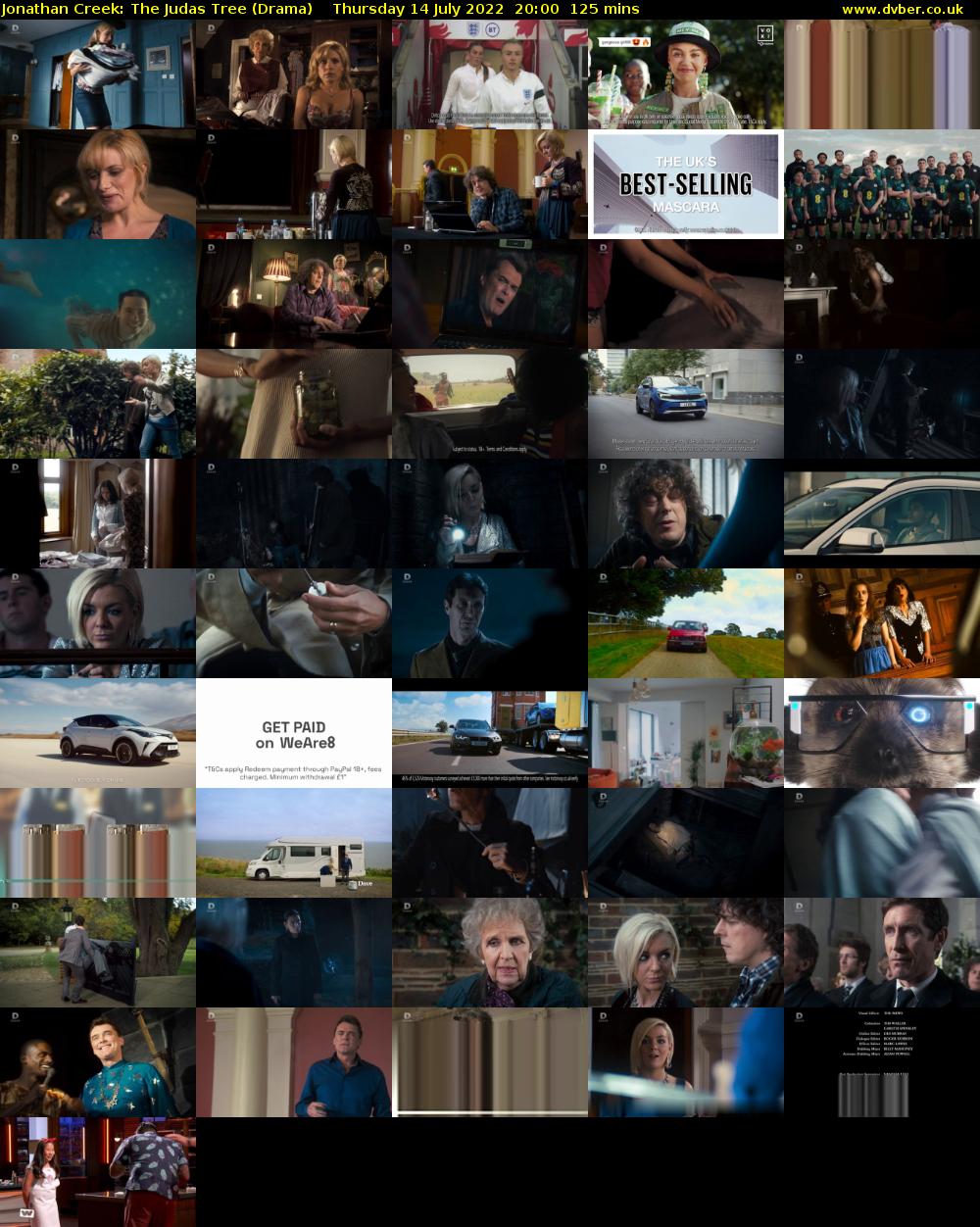 Jonathan Creek: The Judas Tree (Drama) Thursday 14 July 2022 20:00 - 22:05