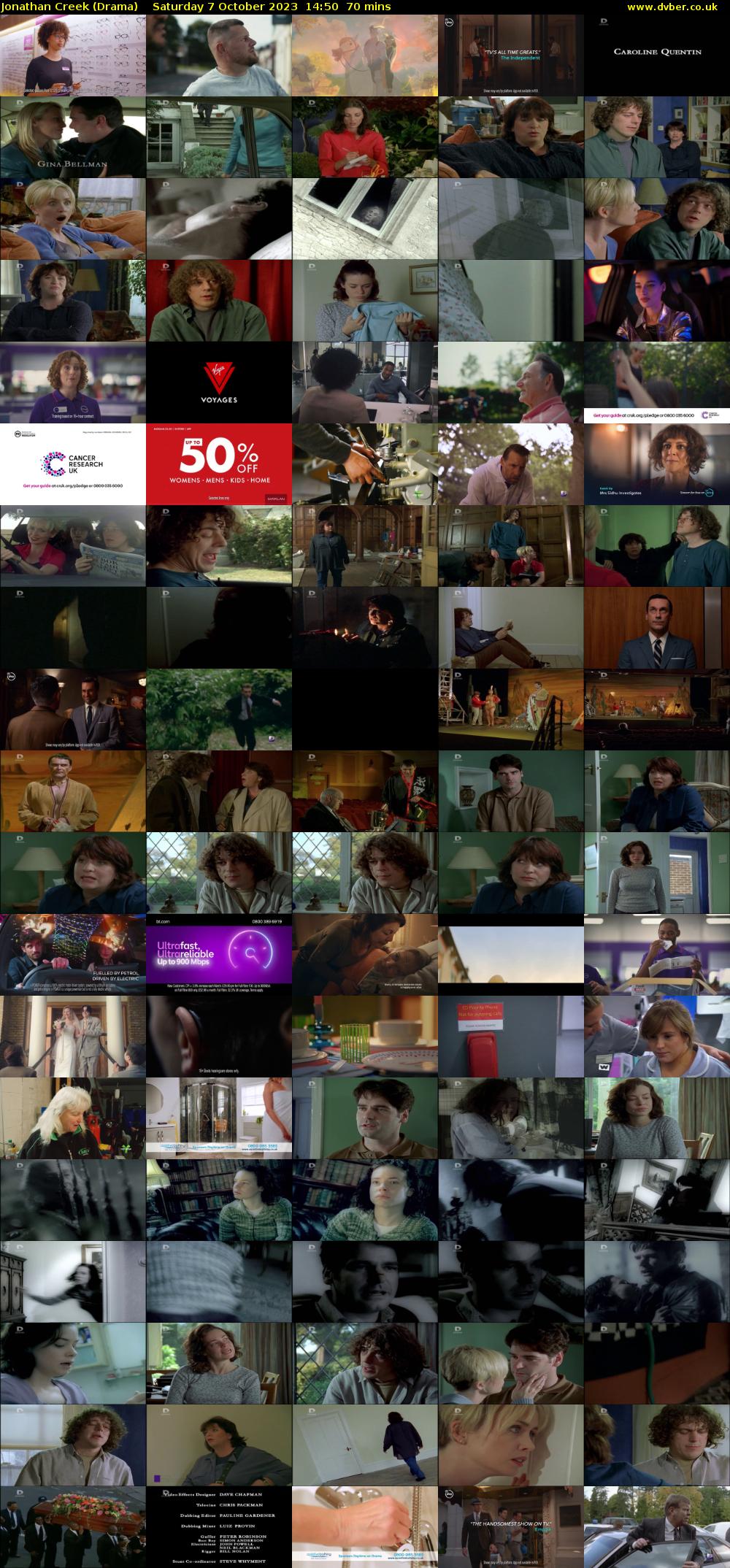 Jonathan Creek (Drama) Saturday 7 October 2023 14:50 - 16:00