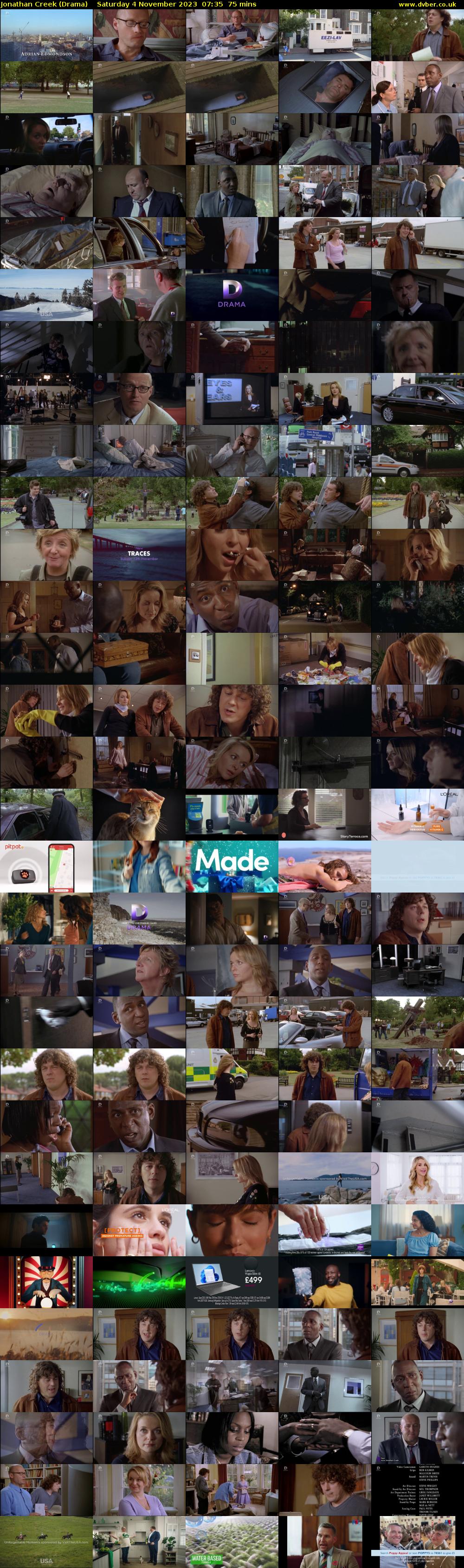 Jonathan Creek (Drama) Saturday 4 November 2023 07:35 - 08:50