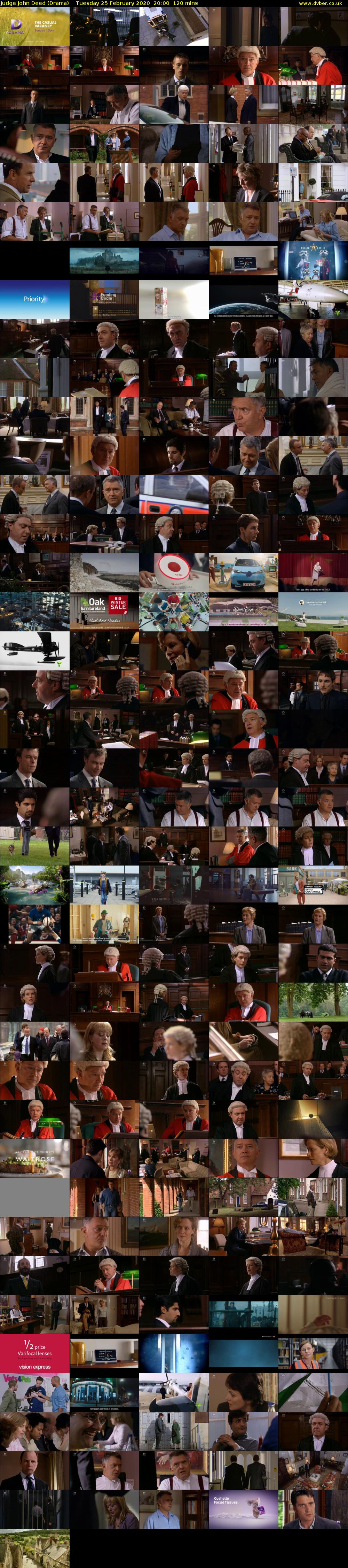 Judge John Deed (Drama) Tuesday 25 February 2020 20:00 - 22:00